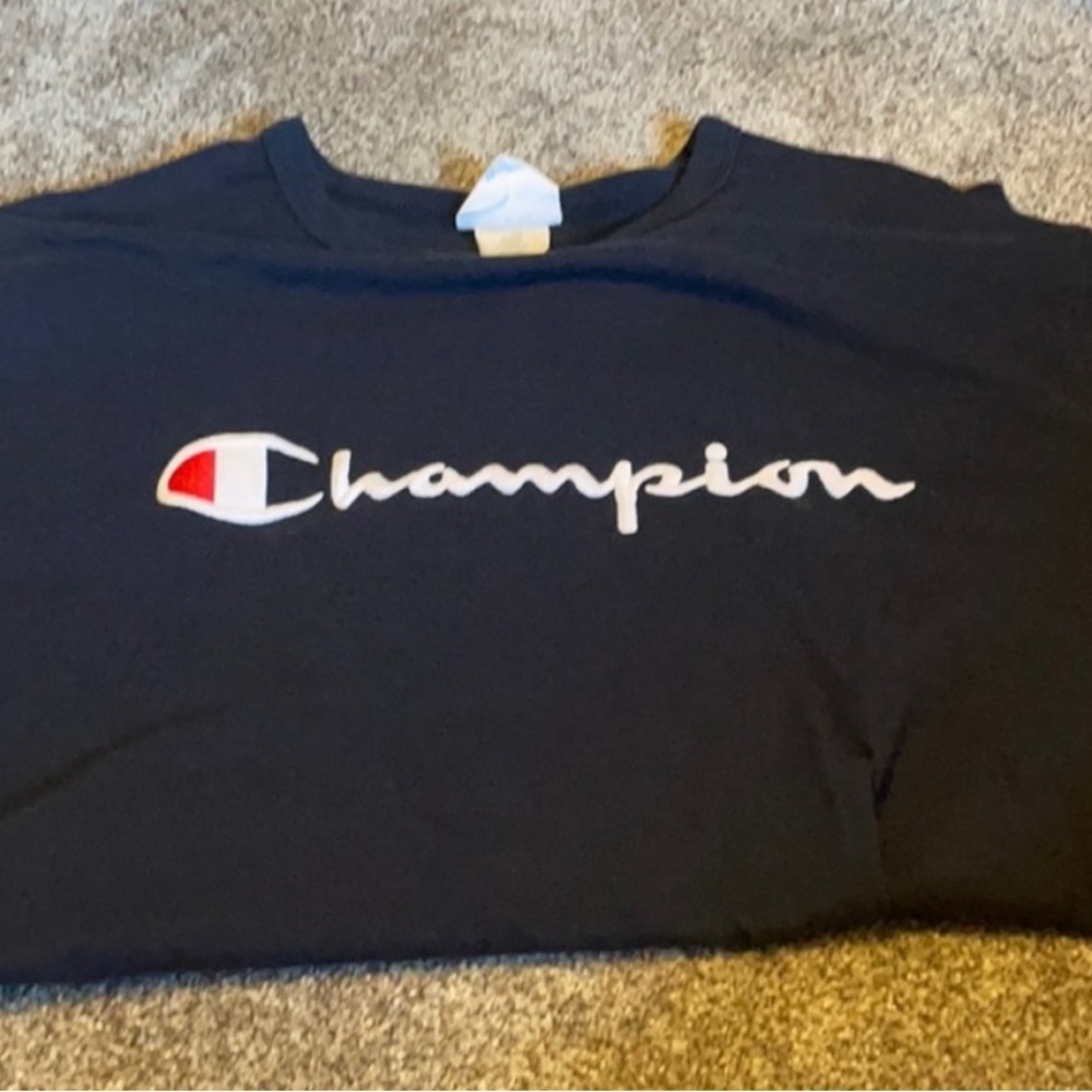 Champion Dark Blue Crewneck Tee